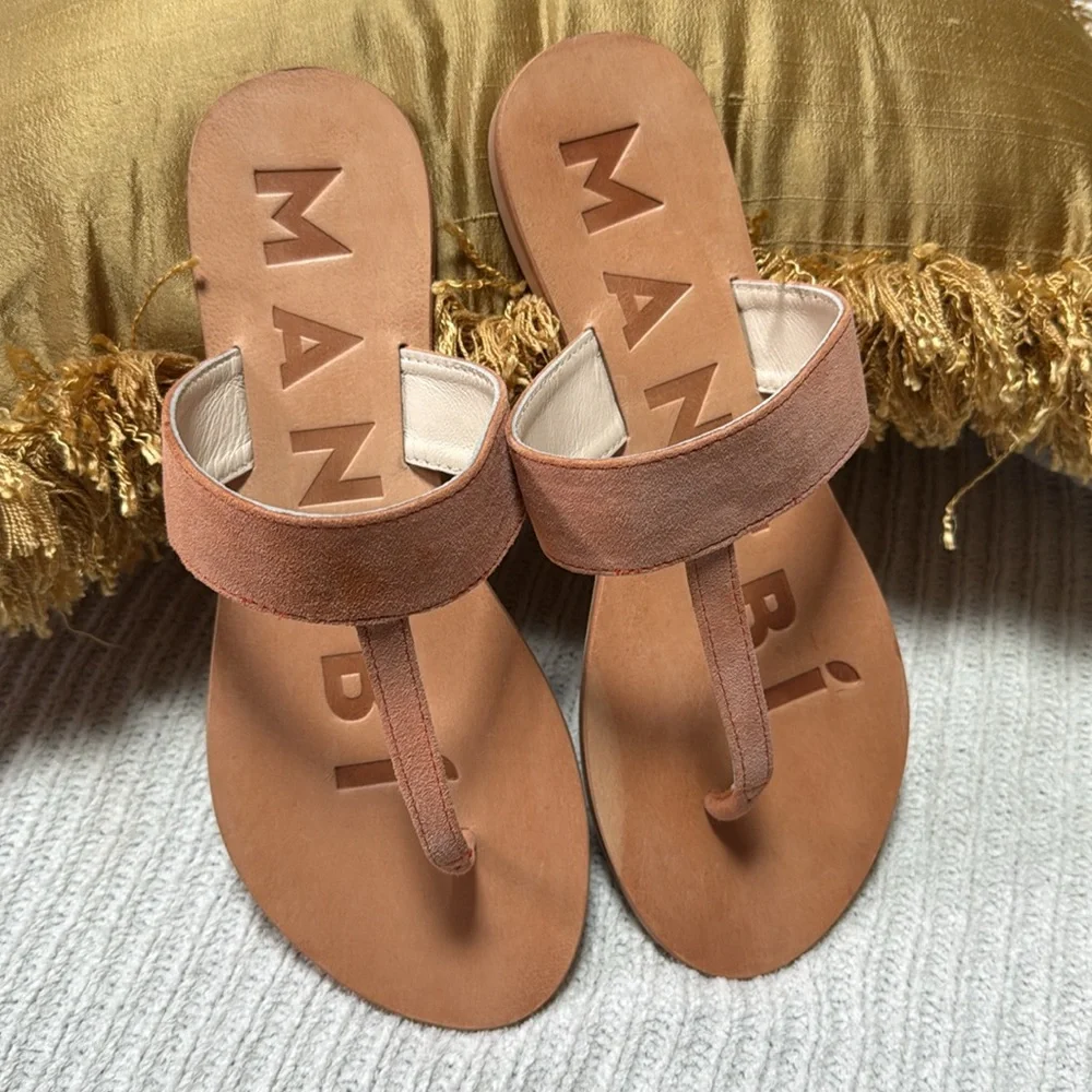 Manebi Leather Sandals size 38 - Picture 2 of 16